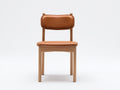 Sillas de comedor de madera 50x52x82 cm marrón - asiento acolchado - diseño moderno