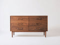 Cómodas de madera - 145 x 45 x 82 cm - marrón - estilo moderno